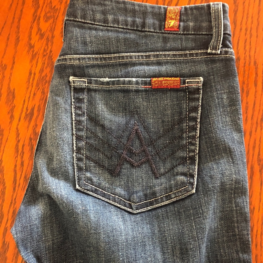 7 for All Mankind "A" Pocket Bootcut Jeans Size 27